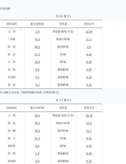 母猪什么阶段吃什么饲料 后备母猪喂什么料