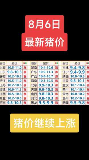今天的大猪生猪价是多少 今天的猪价什么价位